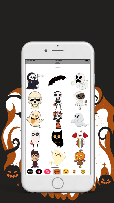 Halloween Character Stickers screenshot 2