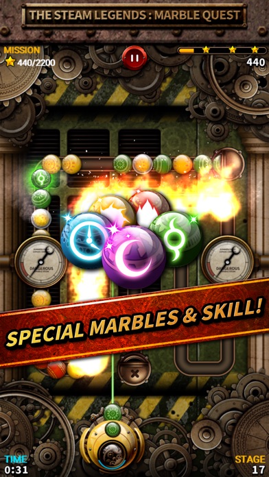 Steam Legend : Marble Quest screenshot 2