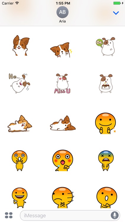 Animated Emoticon Emoji, Corgi Dog, Hamste Sticker