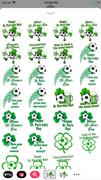 Soccer St. Pat's Stickers screenshot 2