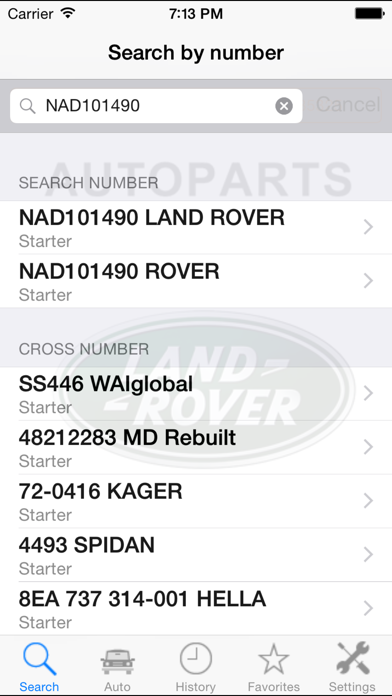 Autoparts for Land Rover Screenshot 2