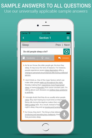 IELTS Speaking Assistant screenshot 2