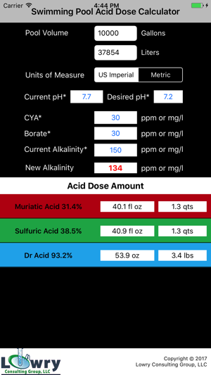 Pool Acid Dose Calc(圖4)-速報App