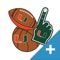 Miami Hurricanes PLUS Selfie Stickers app lets you add over 50 awesome, officially licensed Miami Hurricanes stickers to your selfies and other images