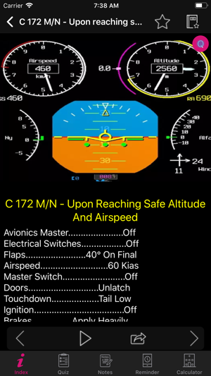 Cessna 172 M/N Checklist(圖2)-速報App