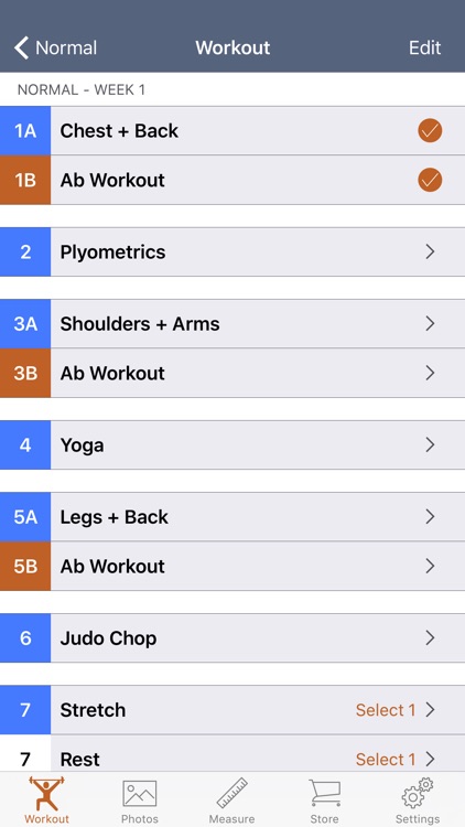 90 Day Workout Tracker 1 screenshot-3