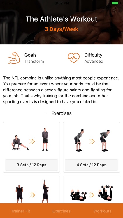 FITrainer : your personnal trainer