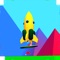 Drive the rocket by pushing it to the right direction and avoid obstacles