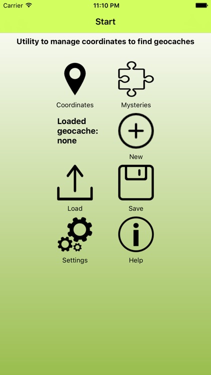 Waypoint for geocaching