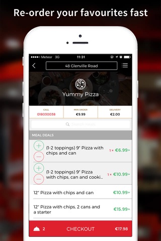 Yummy Pizza Dublin screenshot 3