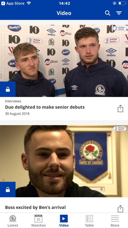 Blackburn Rovers Official App