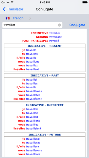 Verb Conjugation(圖3)-速報App