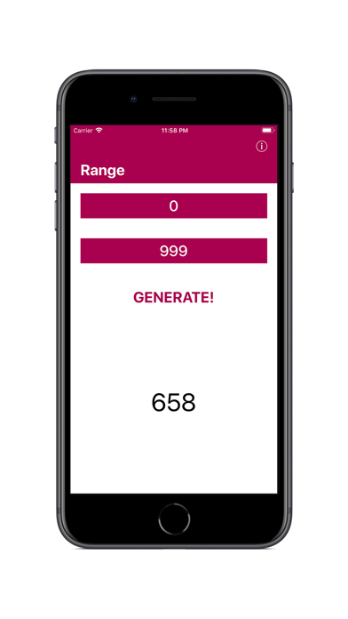 Range: Random Number Generator screenshot 1