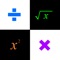 Neon Math is an algebra app where you can master your algebra skills with three different difficulty levels of Survival