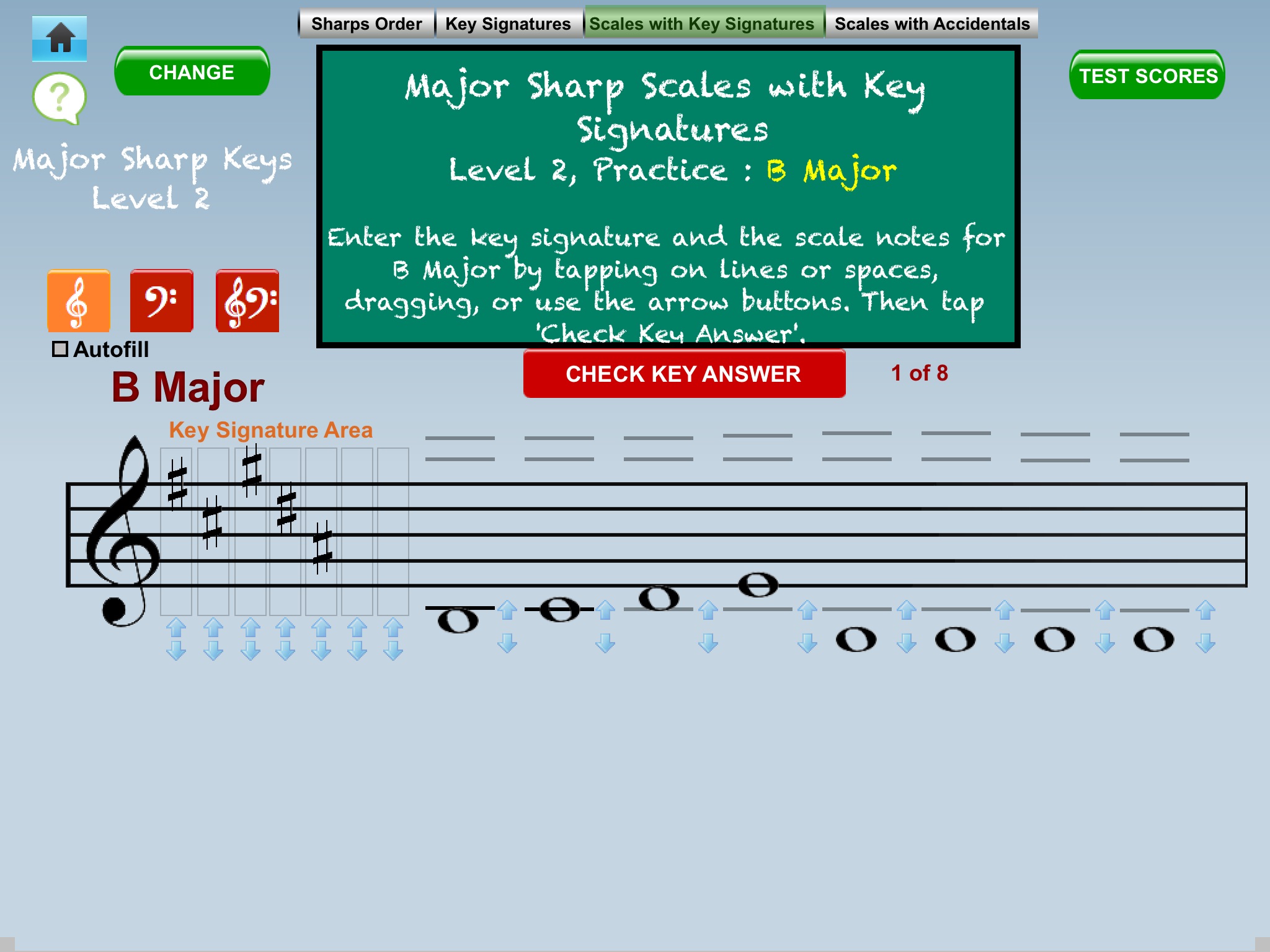 Scales Tutor screenshot 2