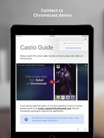 Castio: Cast to Chromecast screenshot 2
