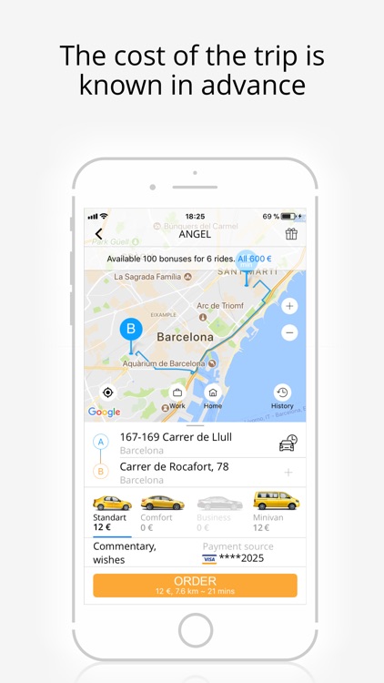 Angel - taxi booking online screenshot-3