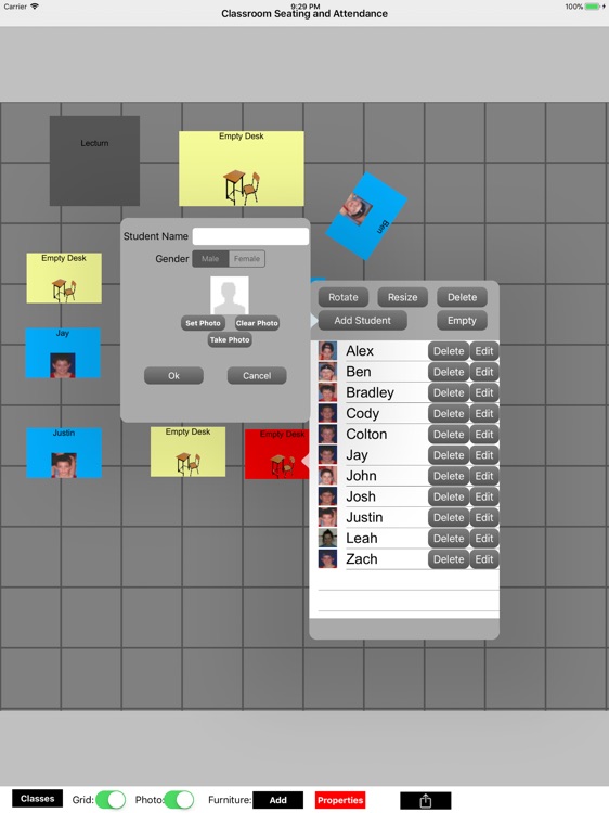 Classroom Seating & Attendance screenshot-3