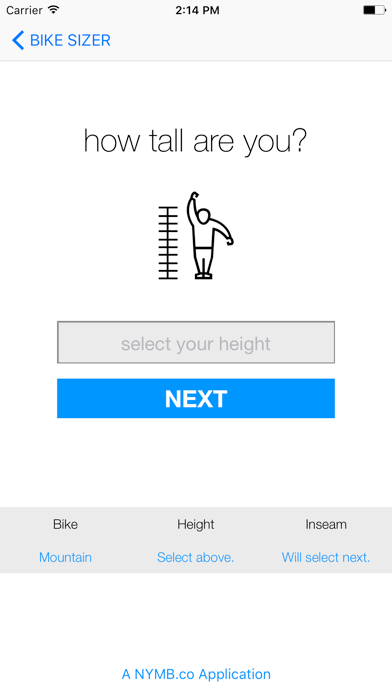 Screenshot #2 pour Bike Sizer