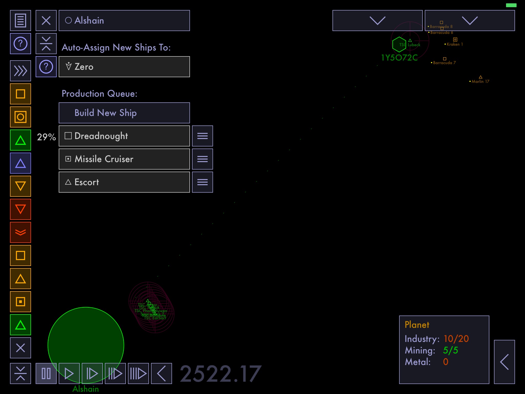 Tactical Space Command screenshot 4