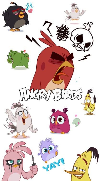 Angry Birds Stickers screenshot-3