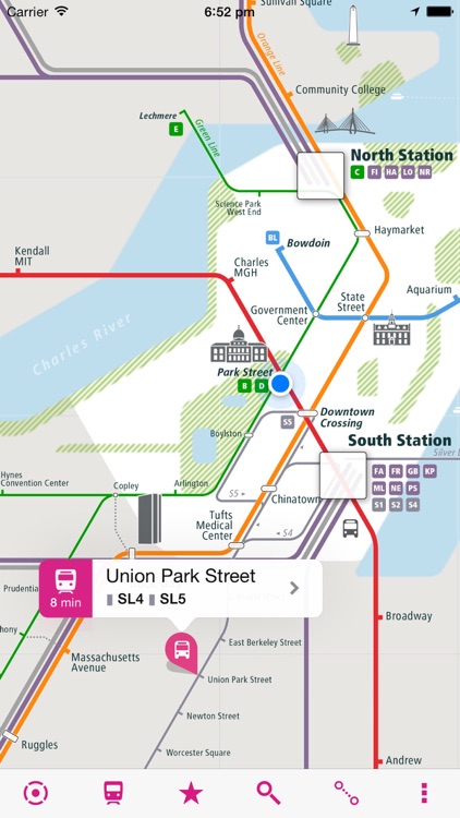 Boston Rail Map