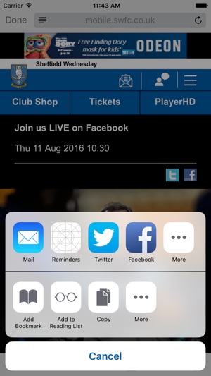FN365 - Sheffield Wednesday News Edition(圖5)-速報App