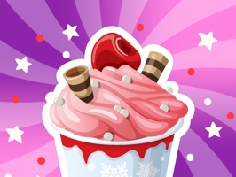 Ice Cream Funny Emoji Sticker