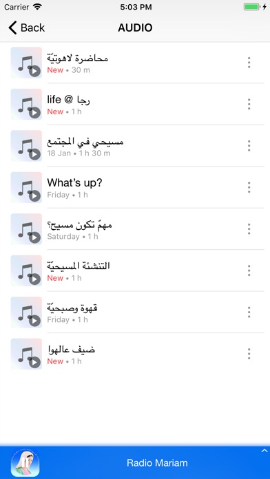 Radio Mariam-Arabic screenshot 4