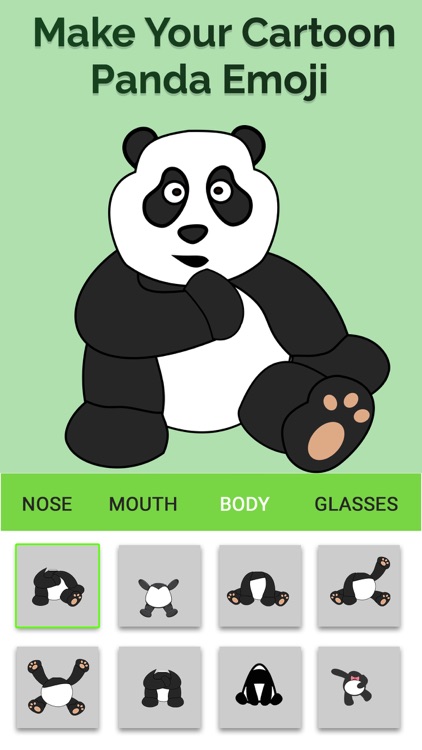 Panda Emoji : Make Panda Stickers & Moji screenshot-3