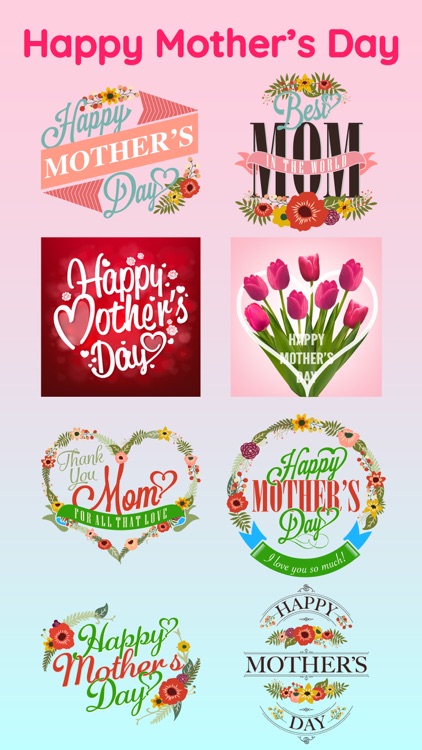 Mothers Day 2018 Sticker Pack