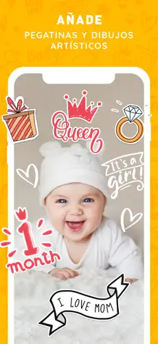 Captura de Pantalla 3 Sweet Pics - Foto Editor Bebé iphone
