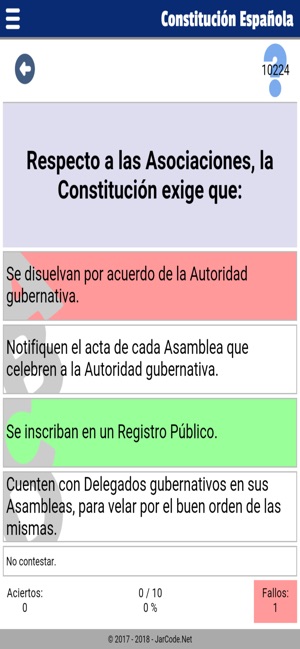 Tests constitución Española(圖5)-速報App