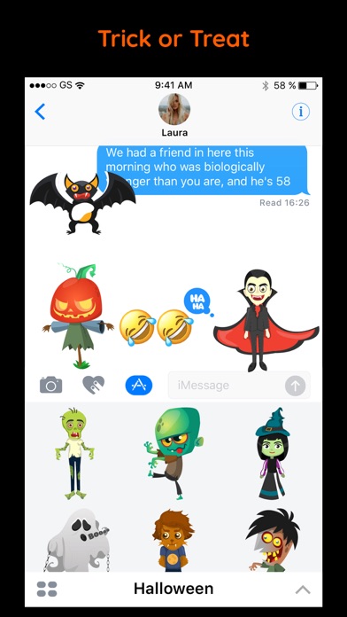 Happy Halloween Emojis Sticker screenshot 2