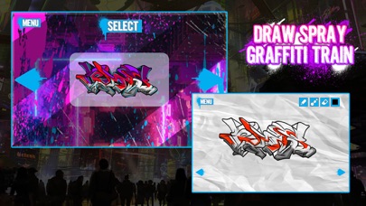 Draw Spray Graffiti Train screenshot 2