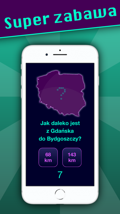 Jak daleko? | polski quiz screenshot 2