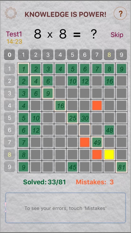 Table of Pythagoras