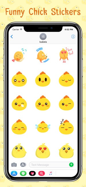 Funny Chick Stickers(圖3)-速報App