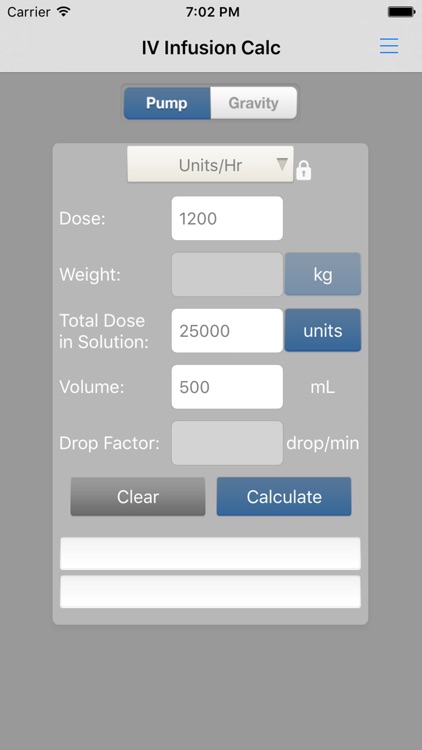 IV Infusion Calculator screenshot-3