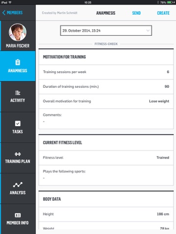 eGym Trainer App screenshot 4