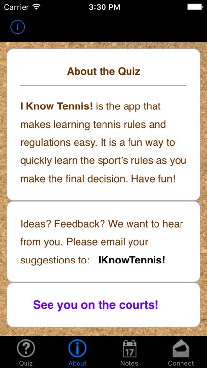 i Know Tennis!