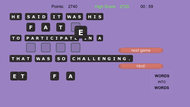 WORDS into WORDS screenshot-3