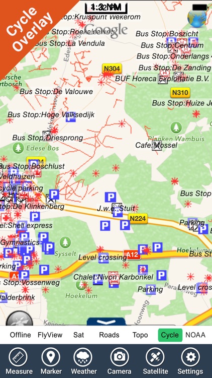 Hoge Veluwe National Park GPS and outdoor map