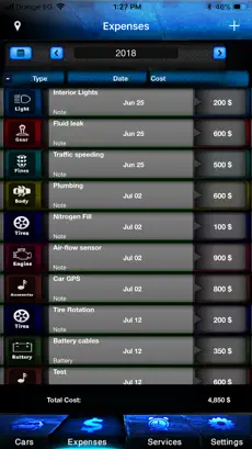 Captura de Pantalla 2 Car Xpenses - Car maintenance iphone