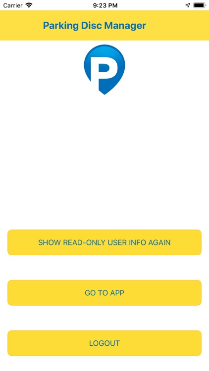 Parking Disc Manager