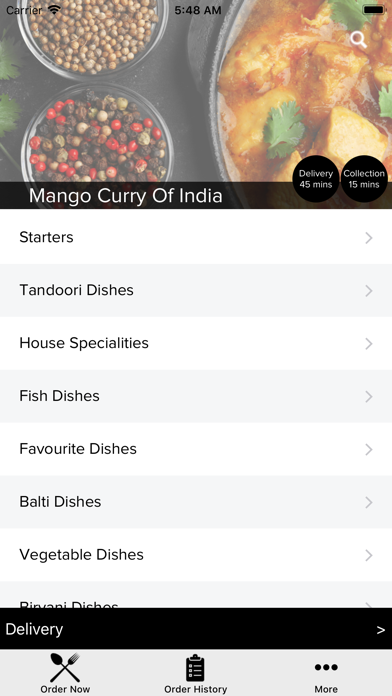 How to cancel & delete Mango Curry Of India from iphone & ipad 2