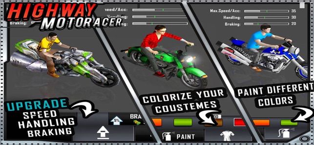 Highway Bike Racer : 3D Racing(圖4)-速報App