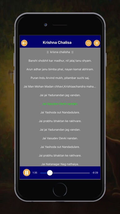 Krishna Chalisa Audio screenshot 2