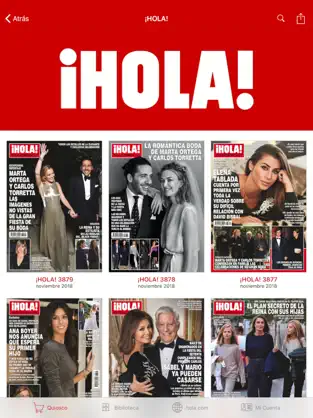 Captura 2 ¡HOLA! ESPAÑA Revista impresa iphone