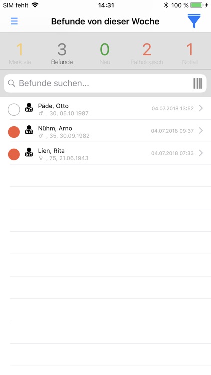 LAB Befund